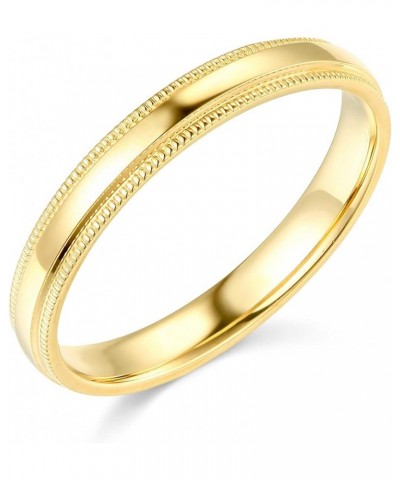 14k Solid Gold Wedding Bands 3MM Comfort Fit Yellow $145.70 Bracelets