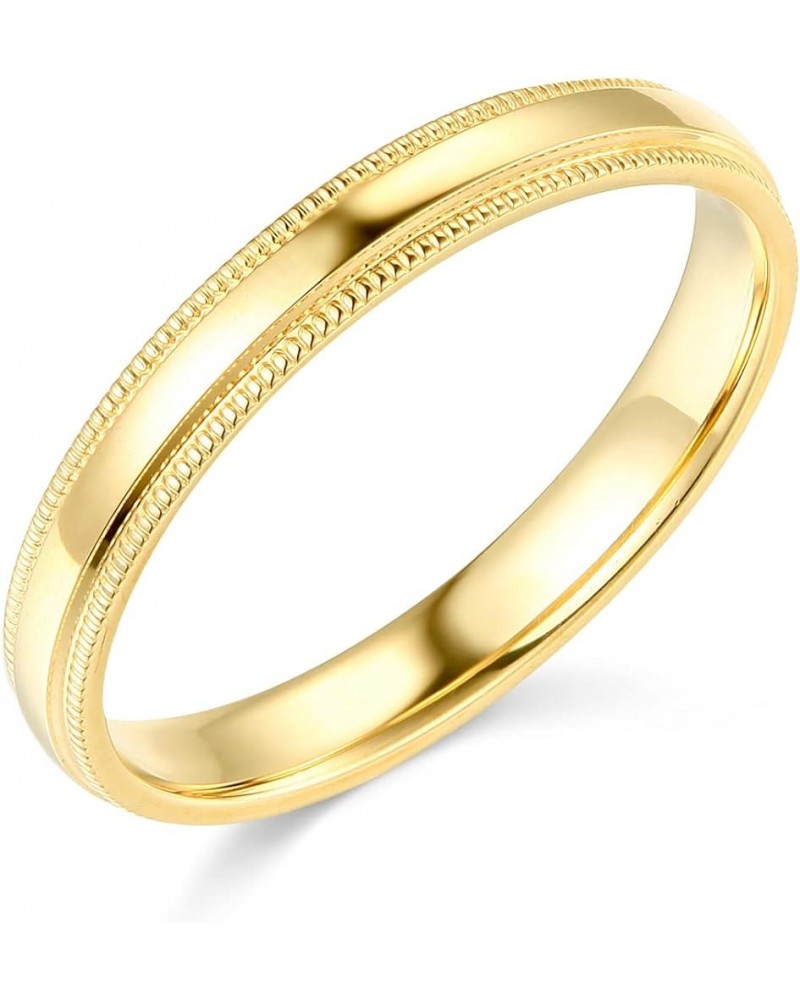 14k Solid Gold Wedding Bands 3MM Comfort Fit Yellow $145.70 Bracelets