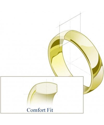 14k Solid Gold Wedding Bands 3MM Comfort Fit Yellow $145.70 Bracelets