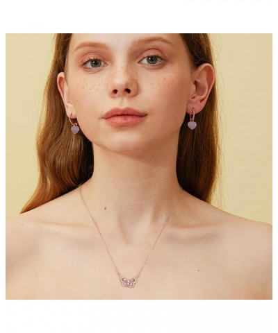 Women's Choker Necklace Fish Bone The Big Dipper Butterfly Necklace 14K Gold Plated Necklace rose gold $8.09 Necklaces