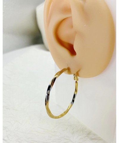 Two Tone Silver Gold Basketball Huggie Hoop Earrings for Women Girls Teens 30mm 40mm 50mm Dangle Drop 14K Gold Filled Hypoall...