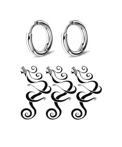 Hanemiya Kazutora Earring with Tattoo for Anime Hanma Shuji Stickers Cosplay Prop (4651-01) 8153-01 $9.85 Earrings