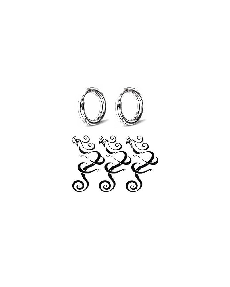 Hanemiya Kazutora Earring with Tattoo for Anime Hanma Shuji Stickers Cosplay Prop (4651-01) 8153-01 $9.85 Earrings