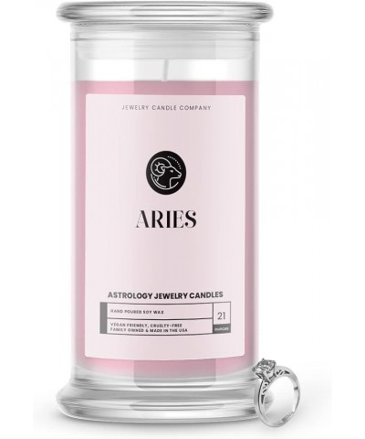 21oz Huge Aries Jewelry Candles - Viral TikTok Astrology Gifts | Unique Surprise Candles | Award Winning Scents | All Natural...