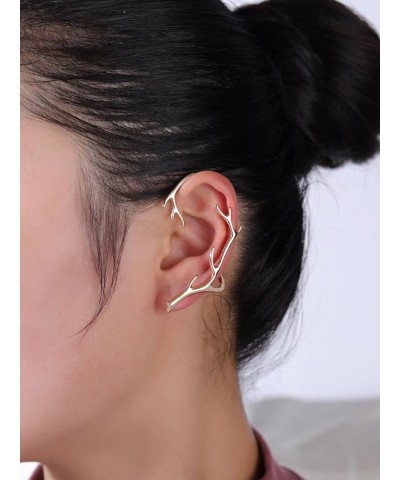 Unique Ear Clips Earrings for Women Non Piercing Branch Ear Cuff Wrap Earrings Cartilage Cuff Earring Jewelry Silver $5.21 Ea...