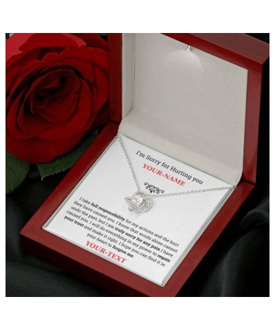 Im Sorry Gifts For Her, Apology Gifts For Her, To My Soulmate Necklace For Women, Funny Gifts For Girlfriend, Personalized Ch...