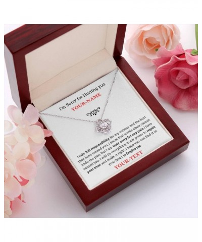 Im Sorry Gifts For Her, Apology Gifts For Her, To My Soulmate Necklace For Women, Funny Gifts For Girlfriend, Personalized Ch...