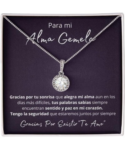 Regalo Para Esposa El Amor De Mi Vida Regalo Para Mujer Joya Collar Mensaje Personalizado Para Madre Joyería Para Mamá, Regal...