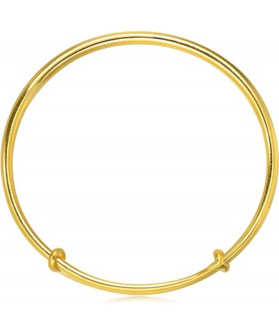 999.9 24K Solid Gold Price-by-Weight Gold Polished Finished Bangle for Women 09218K Approx. 1.534tael (~57.41g) $1.00 Bracelets