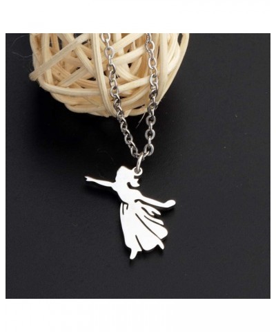 Princess Wendy Pendant Necklace Fairy Tale Quote Silhouette Jewelry Wendy Necklace $7.79 Necklaces