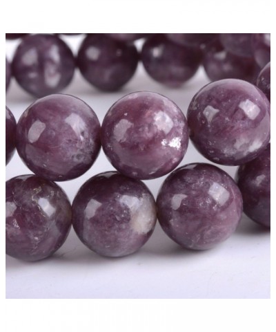 Gem Semi Precious Gemstone 10mm Round Beads Stretch Bracelet 7 Inch Unisex Lepidolite Lithium Mica $8.99 Bracelets