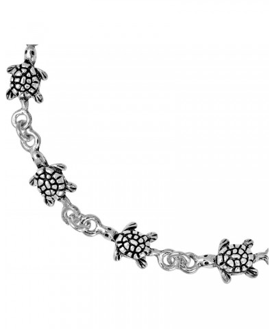 Sea Turtles Inspired .925 Sterling Silver Link Bracelet | Sterling Silver Bracelet | Bracelet for Women | Sea Turtle Bracelet...