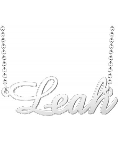 Name Necklace Personalized Gifts Customized Name Necklace Leah Silver $15.65 Necklaces