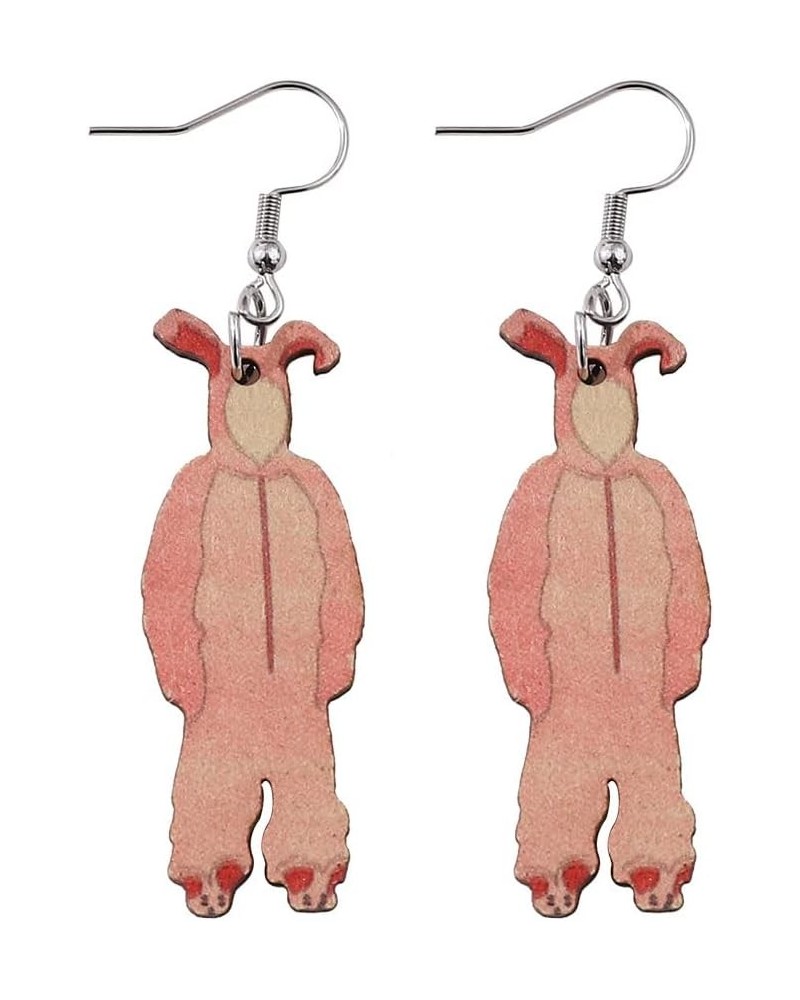 Easter Dangle Earrings Cute Acrylic Bunny Drop Earrings Asymmetric Rabbit Carrot Statement Dangle Earrings Fashion Resin East...