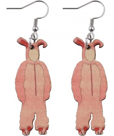 Easter Dangle Earrings Cute Acrylic Bunny Drop Earrings Asymmetric Rabbit Carrot Statement Dangle Earrings Fashion Resin East...