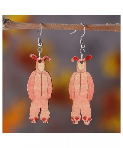 Easter Dangle Earrings Cute Acrylic Bunny Drop Earrings Asymmetric Rabbit Carrot Statement Dangle Earrings Fashion Resin East...