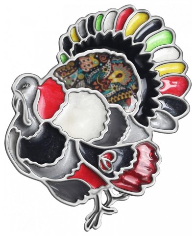 Thanksgiving Turkey Brooch Pins for Women Girls Jacket Bag Charms Chicken Pins Jewelry Gifts Anchor $8.69 Brooches & Pins