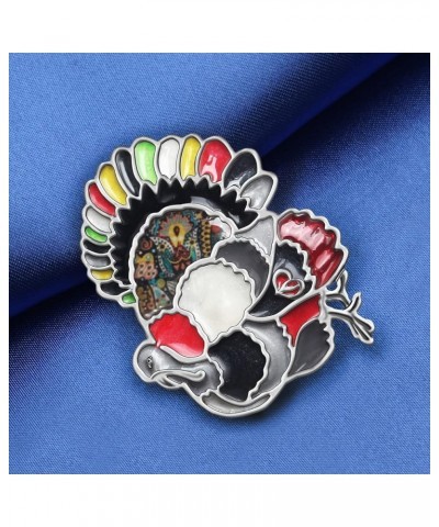 Thanksgiving Turkey Brooch Pins for Women Girls Jacket Bag Charms Chicken Pins Jewelry Gifts Anchor $8.69 Brooches & Pins