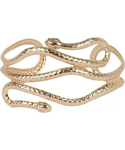 shiny metallic snake shape arm cuff for Women and Girls. (Gold) $4.33 Bracelets