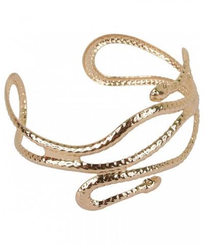 shiny metallic snake shape arm cuff for Women and Girls. (Gold) $4.33 Bracelets