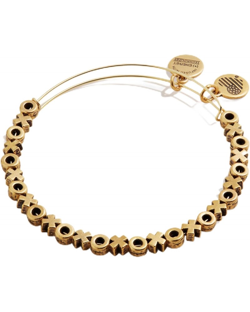 A22EBXOXO2RG,XOXO Metal Beaded Expandable Bangle Bracelet,Rafaelian Gold,Gold, Bracelets $11.35 Bracelets