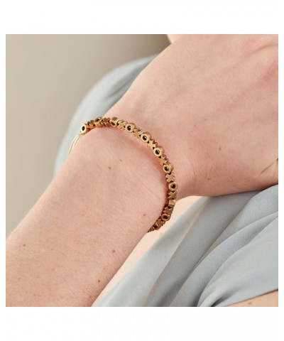 A22EBXOXO2RG,XOXO Metal Beaded Expandable Bangle Bracelet,Rafaelian Gold,Gold, Bracelets $11.35 Bracelets