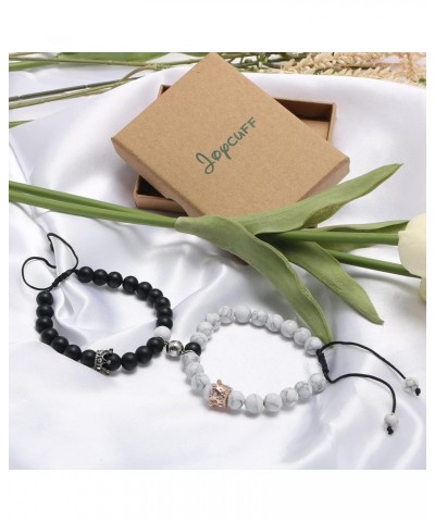 Bf Matching Braclets With Your Bf And Gf Beaded Bracelets For Women Men Lovers Best Friends Connecting Bracelets Eternal Love...