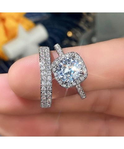 Style Wedding Sets Rings for Women Luxury Female Engagement Accessories Sets Lady Party Jewelry Gift F1209 9 $14.90 Jewelry Sets