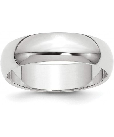 14k Gold Half Round Band Ring Jewelry Gifts for Women in White Gold 4 4.5 5 5.5 6 6.5 7 7.5 8 10 10.5 11 11.5 12 8.5 9 9.5 an...