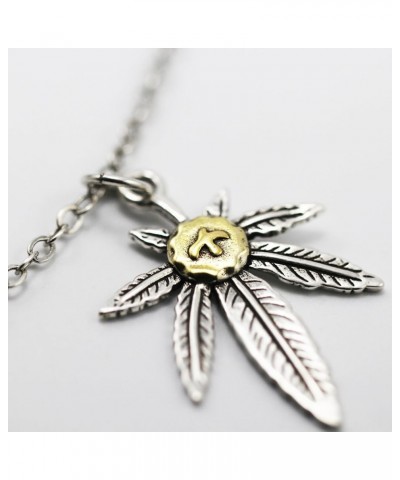 925 Silver Plated Vintage Feather Pendant Necklace For Men Women Native Americans Style Eagle Feather Jewelry Gifts Three Fea...