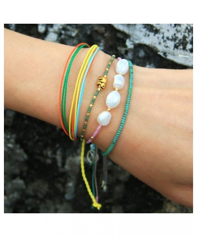 Elephant Strand Bracelets Friendship Beaded Bracelet Charm Bracelets For Women Oliver Green 18G $9.87 Bracelets