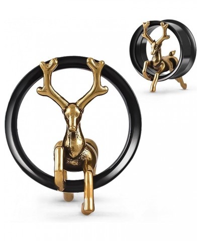 Double Flared Ear Tunnel, Flesh Ear Gauges Expander, Piercing Stretchers Earrings. S8657H 9/16"(14mm) $9.26 Body Jewelry