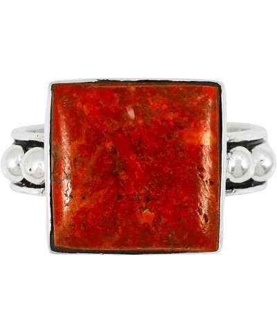 Turquoise Ring in Sterling Silver 925 & Genuine Turquoise Size 6 to 11 (SELECT color) Coral $25.52 Rings