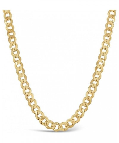 Solid 14k Gold Curb Link Chain Necklace for Men/Women, Hypoallergenic, Gold, Lobster Clasp Closure 2.7 mm $145.14 Necklaces