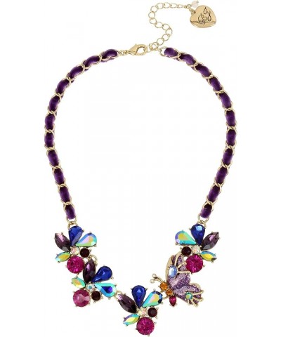 Butterfly Necklace One Size PURPLE $15.19 Necklaces