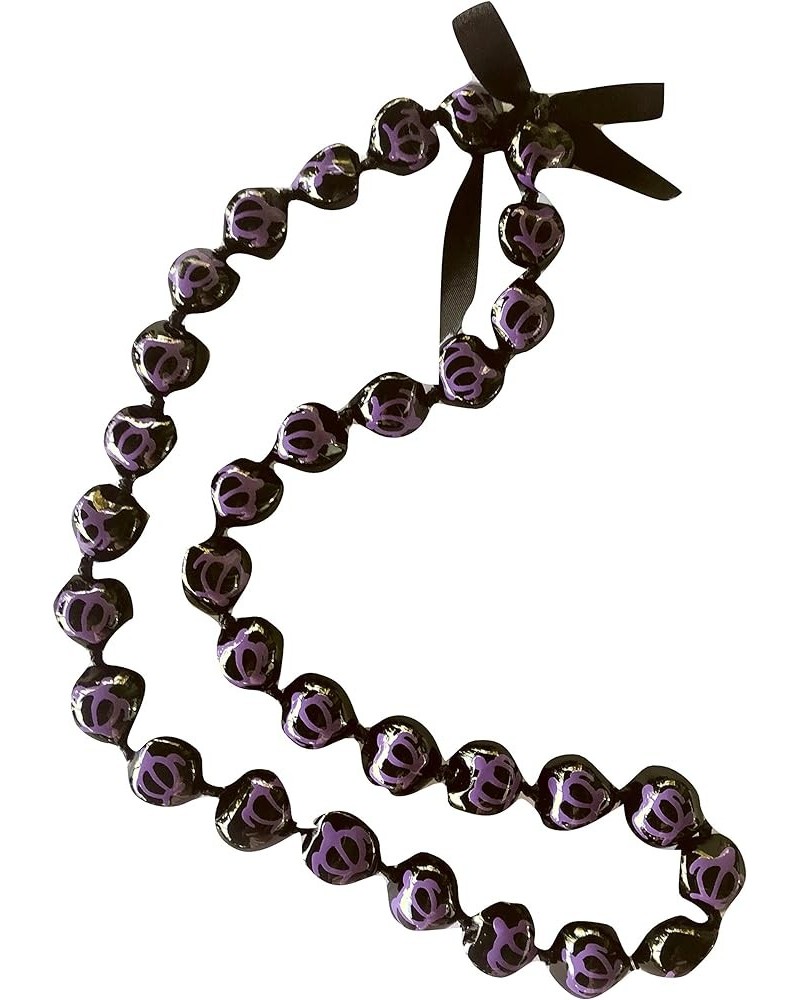 Kukui Nut Lei Necklace Purple Honu (Turtle) 32.0 Inches $9.53 Necklaces