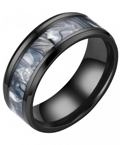 Mens Women Wedding Rings Fashion Jewelry Engagement Rings Opal Sapphire Bridal Band Promise Rings (Blue-a, 7) Blue-a 7 $5.27 ...