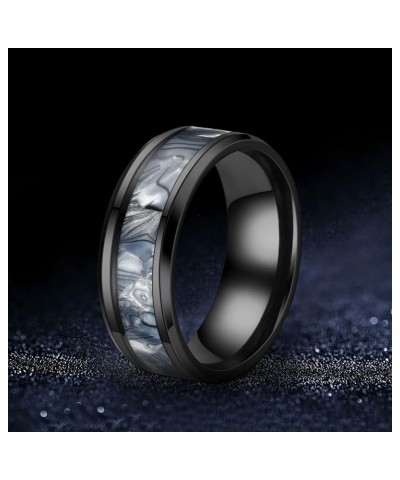 Mens Women Wedding Rings Fashion Jewelry Engagement Rings Opal Sapphire Bridal Band Promise Rings (Blue-a, 7) Blue-a 7 $5.27 ...