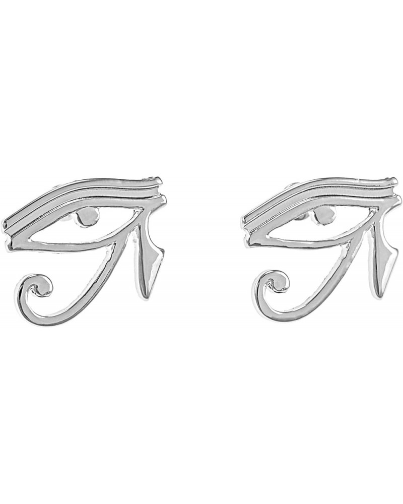 Eye of Ra Earrings Post Style SILVER COLOR $10.63 Earrings