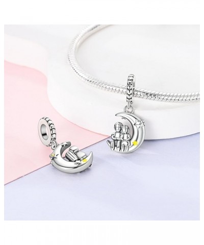 925 Sterling Silver Charms for Bracelets Necklace Valentine's Day for Pandora Bracelets and Necklaces European Jewelry Pendan...