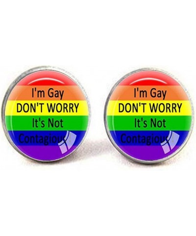 Gay Pride Earrings, Same Sex LGBT Jewelry, Gay Lesbian Pride with Rainbow Love wins Gift, Same Sex Marriage Equal Marriage $6...