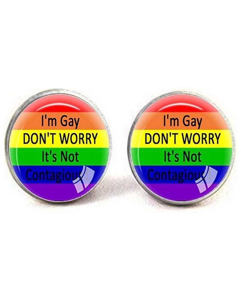 Gay Pride Earrings, Same Sex LGBT Jewelry, Gay Lesbian Pride with Rainbow Love wins Gift, Same Sex Marriage Equal Marriage $6...