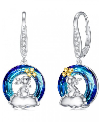 Mother's Day Gifts for Women Mother Her 925 Sterling Silver Animal Earrings for Girls Birthday Gift Bunny $23.31 Earrings