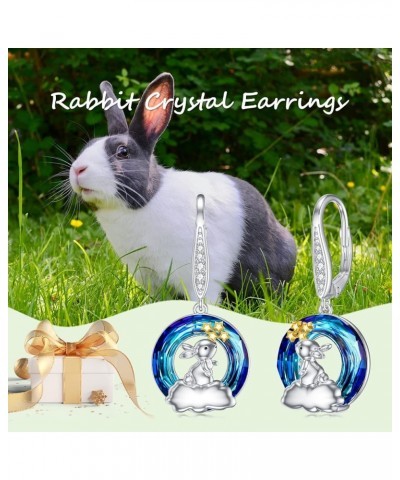 Mother's Day Gifts for Women Mother Her 925 Sterling Silver Animal Earrings for Girls Birthday Gift Bunny $23.31 Earrings