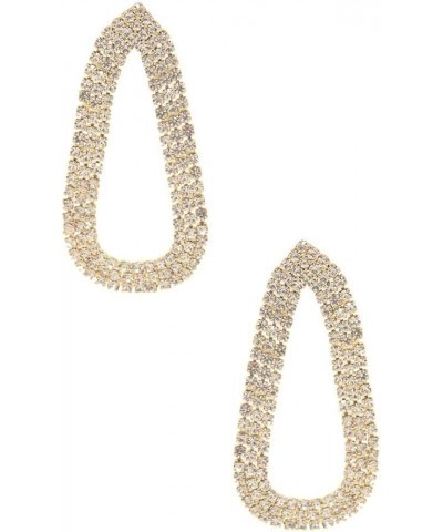 Luxurious 18K Gold Plated Earrings for Women, Fashion Jewelry Ear Accessories Sin City Hoops $5.93 Earrings