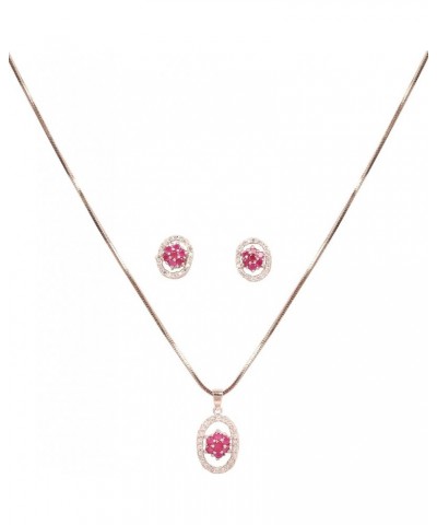 Indian Bollywood delicate Creative Designer Jewelry Pendant Set colorful In Gold or Silver Tone For Women. D421 Pink $9.00 Je...