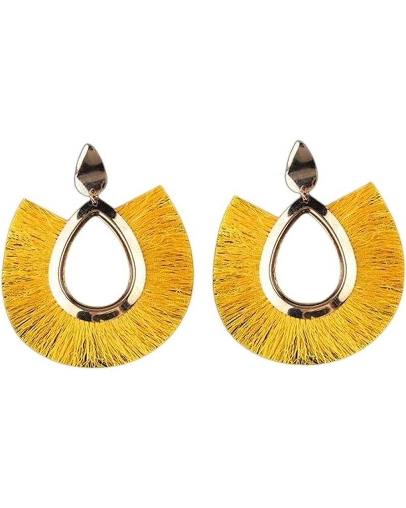 Earrings Ladies Fashion,Earrings,Hoops Earrings,Silver Earrings, Earrings Exaggerated Earrings Retro Personality Fringed Earr...