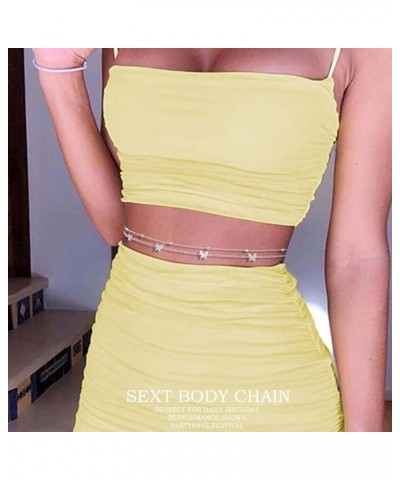 Butterfly Waist Chain Sexy Beads Belly Chains for the Waist Layered Butterflies Belly Chain Jewelry for Women Body Chain for ...