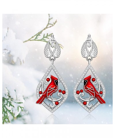 Christmas Tree Snowflake Snowman Earrings Santa Clau Halloween Spider Bunny Shamrock Earrings S925 Sterling Sliver for Women ...