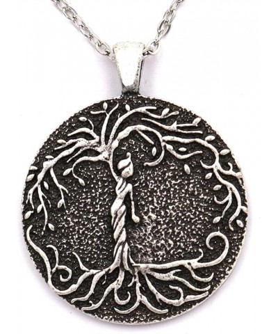 Mother Day Gift Tree of Life Family Necklace Mom Life Tree Necklace Statement Pendant Engrave Tree of Life Mother Family Chai...